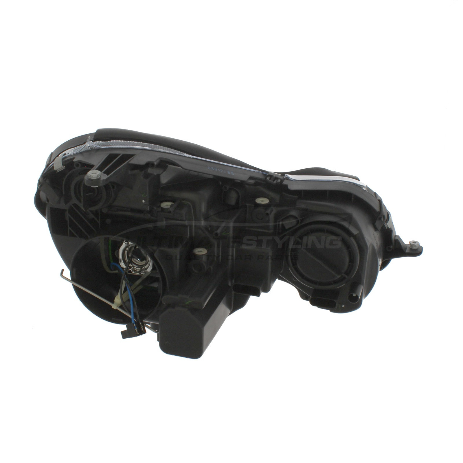 Mercedes Benz E Class 2006-2010 Halogen, Electric With Motor, Chrome Headlight / Headlamp Passengers Side (LH)