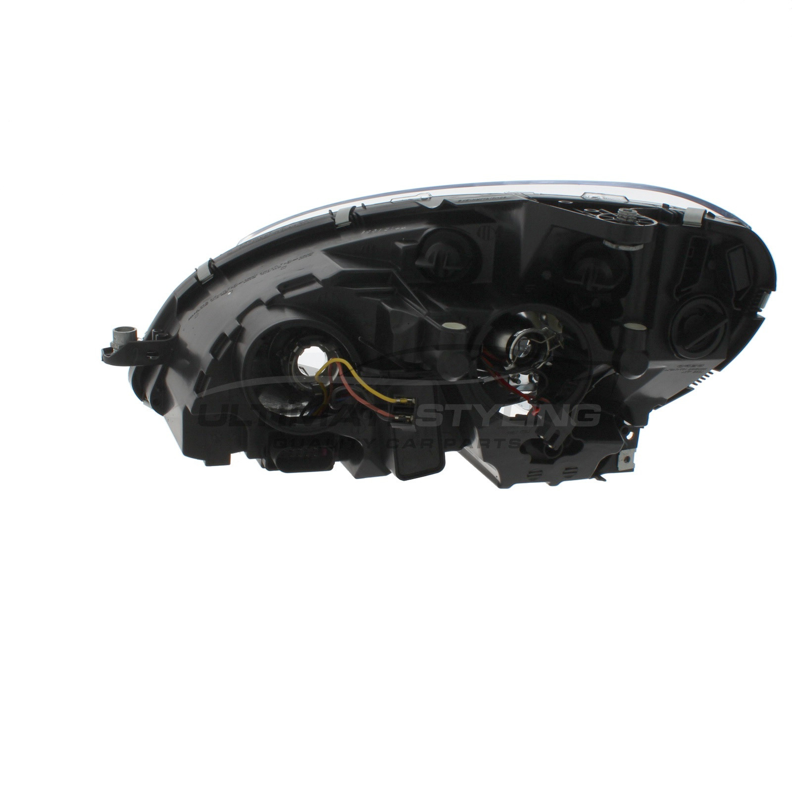 Mercedes Benz C Class 2007-2011 Halogen, Electric With Motor, Chrome Headlight / Headlamp Drivers Side (RH)