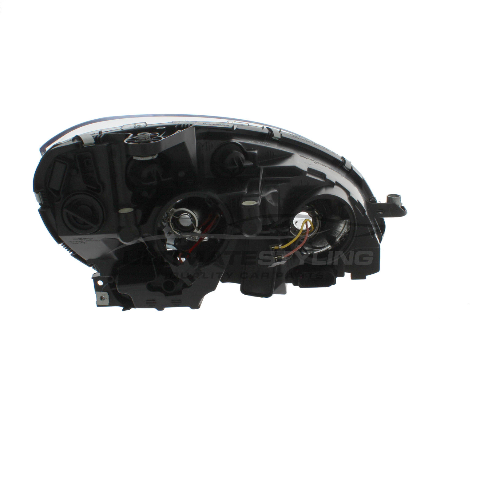 Mercedes Benz C Class 2007-2011 Halogen, Electric With Motor, Chrome Headlight / Headlamp Passengers Side (LH)