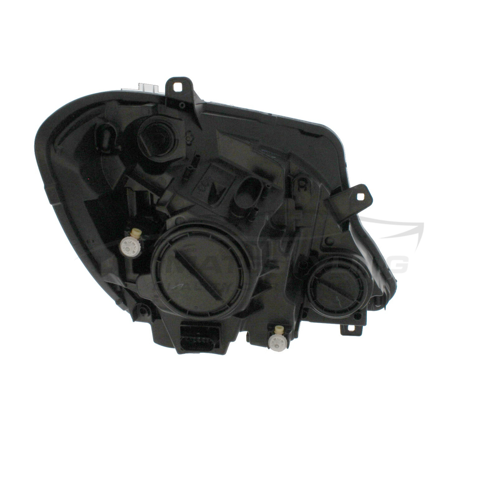 Mercedes Benz Sprinter 2013-2018 Halogen, Electric With Motor, Black Headlight / Headlamp Passengers Side (LH)