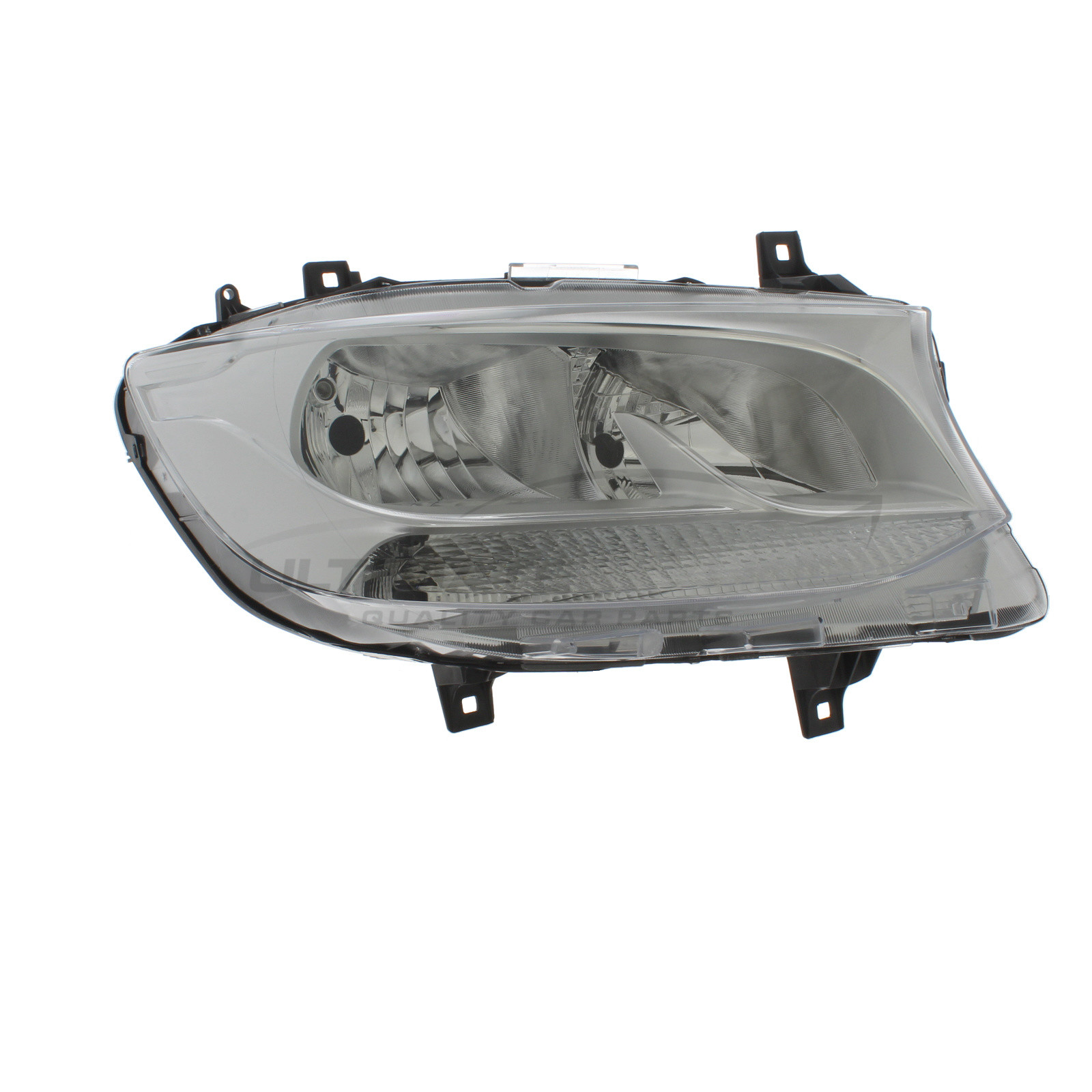Mercedes Benz Sprinter 2018-> Halogen, Electric With Motor, Chrome Headlight / Headlamp Drivers Side (RH)