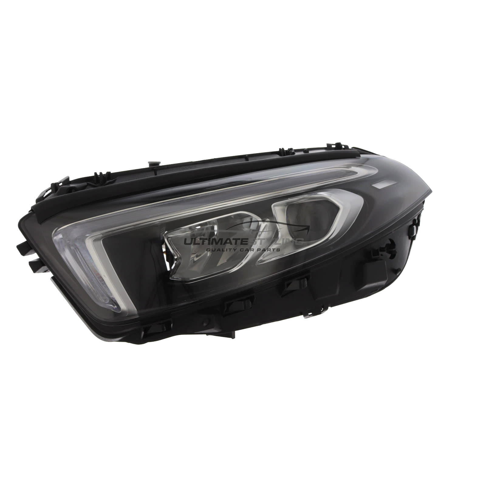 Mercedes Benz A Class V177 / W177 2018-2023 LED With LED Daytime Running Lamp - Headlight / Headlamp - Chrome Inner - Passengers Side Nearside Left Hand