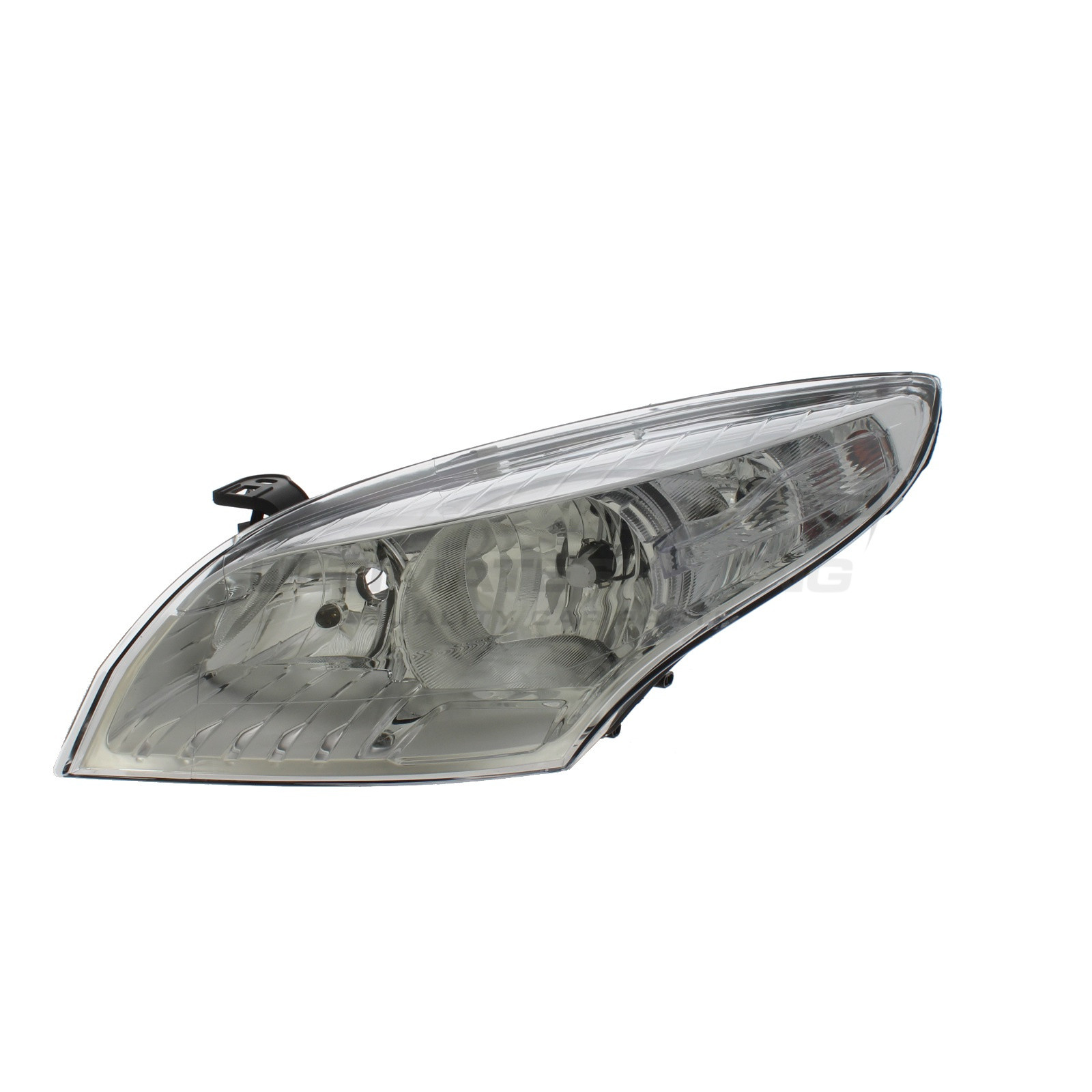 Renault Megane 2008-2012 Halogen, Electric With Motor, Chrome Headlight / Headlamp Passengers Side (LH)