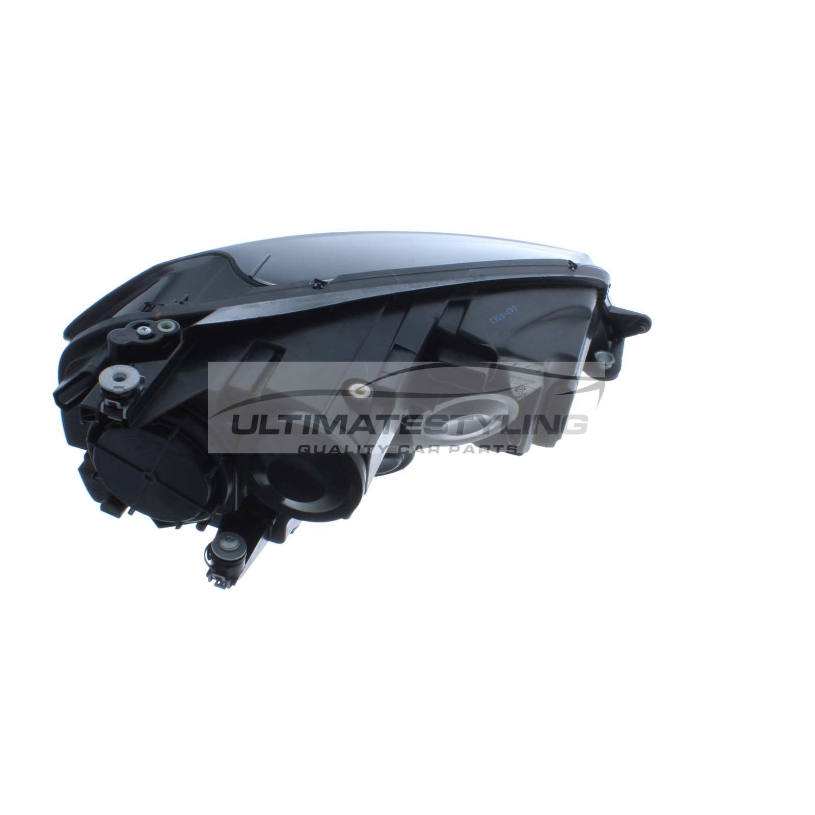 VW Golf 2012-2017 Halogen, Electric With Motor, Black Headlight / Headlamp Passengers Side (LH)