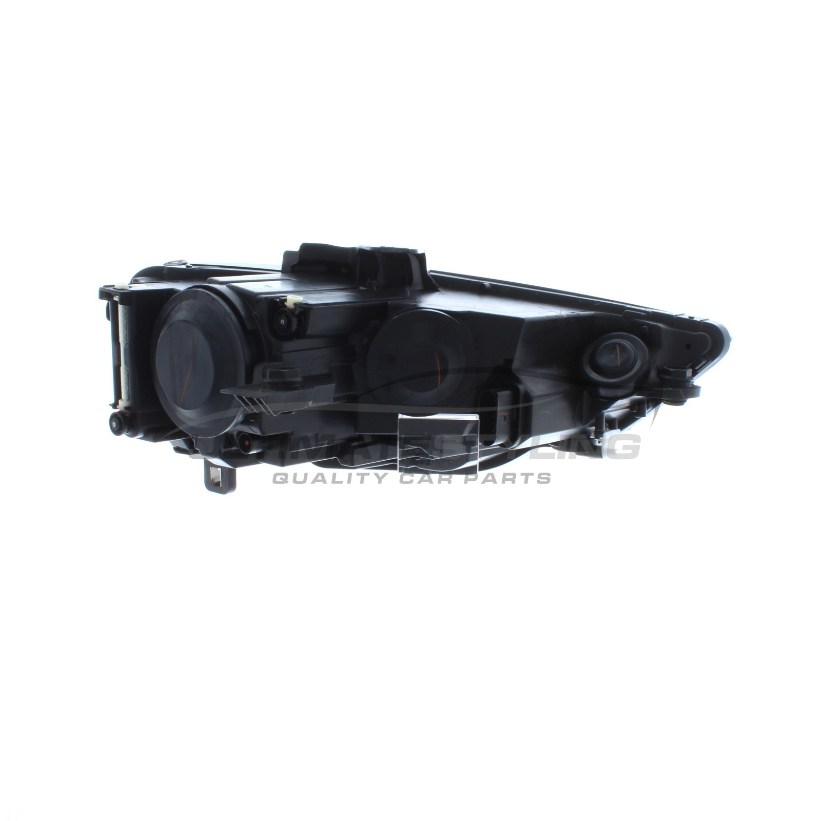 Audi A3 2012-2016 Halogen, Electric With Motor, Black Headlight / Headlamp Passengers Side (LH)