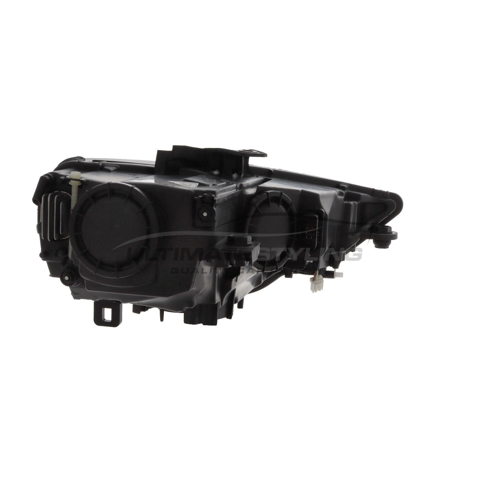 Audi A3 2012-2016, RS3 2012-2016, S3 2012-2016 Xenon With LED Daytime Running Lamp, Electric With Motor, Black Headlight / Headlamp Passengers Side (LH)