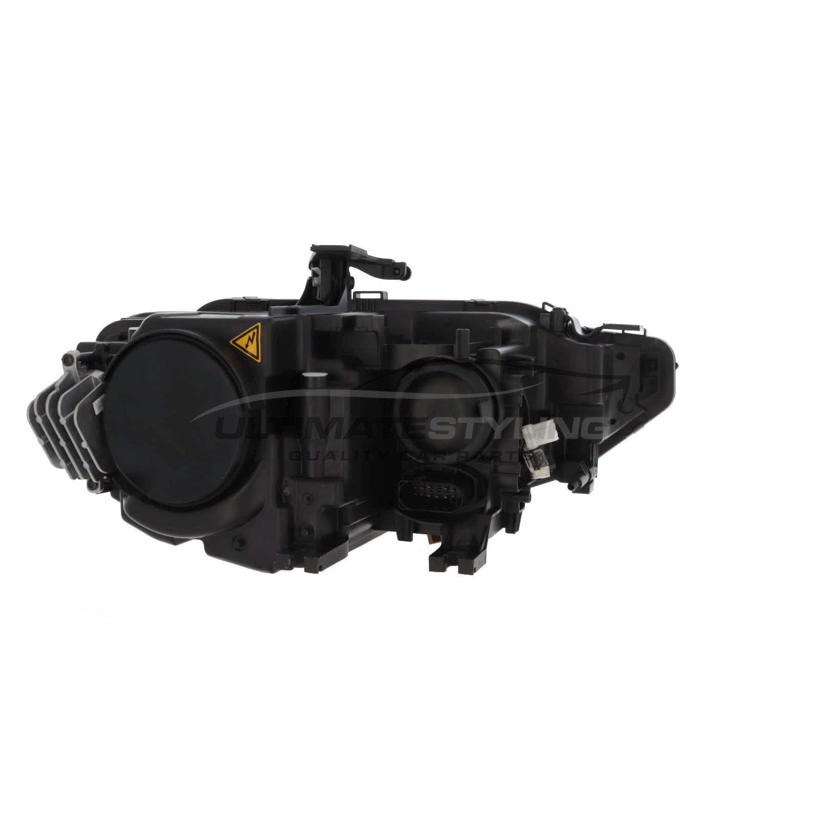 Audi A5 / S5 2012-2017 , RS5 2012-2016 - Headlight / Headlamp - OEM Magneti Marelli Brand - Bi-Xenon - Black - Includes LED Daytime Running Light - Passenger Side Left Hand