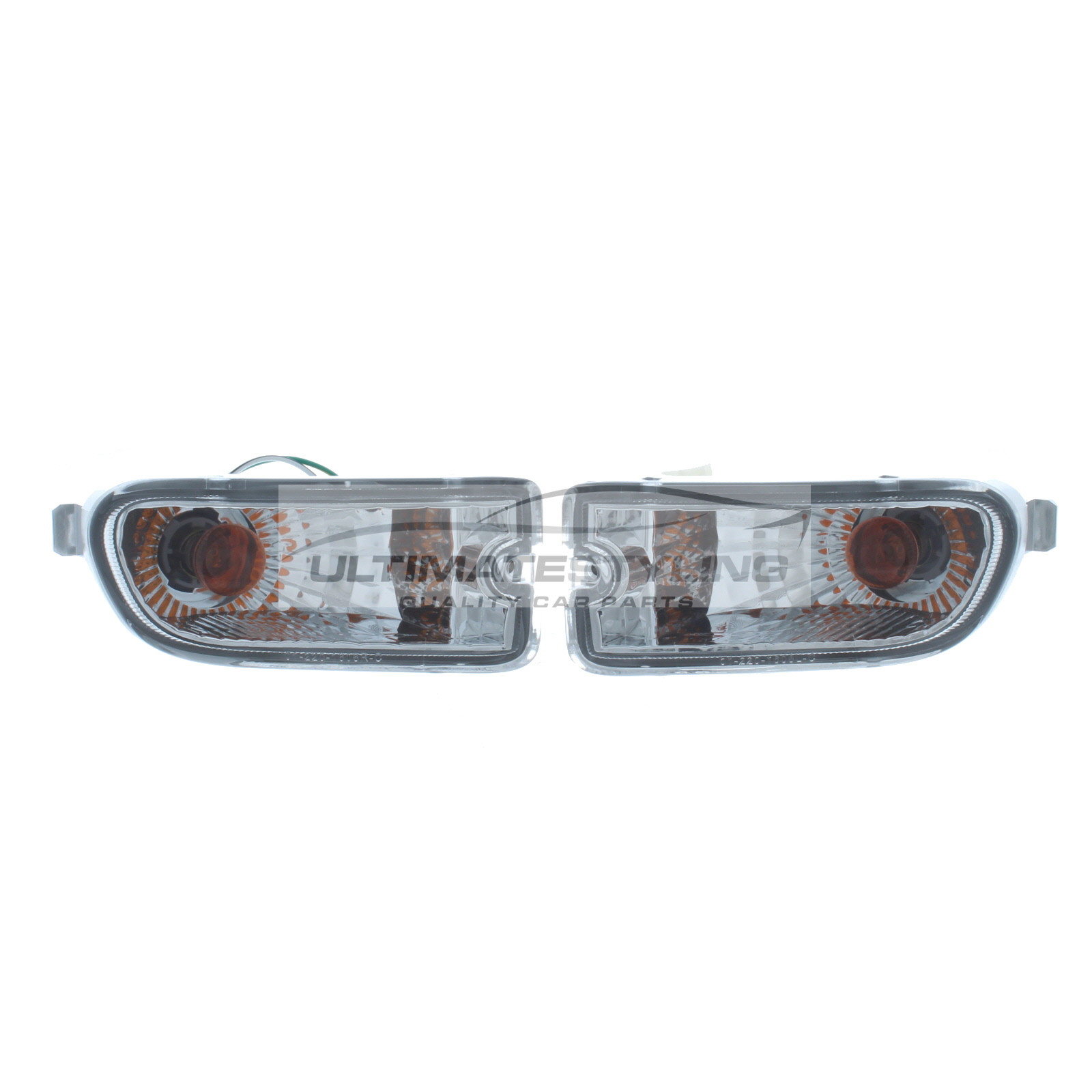 Subaru Impreza 1999-2000 Front Indicators Crystal Clear Lens - Pair (LH + RH)