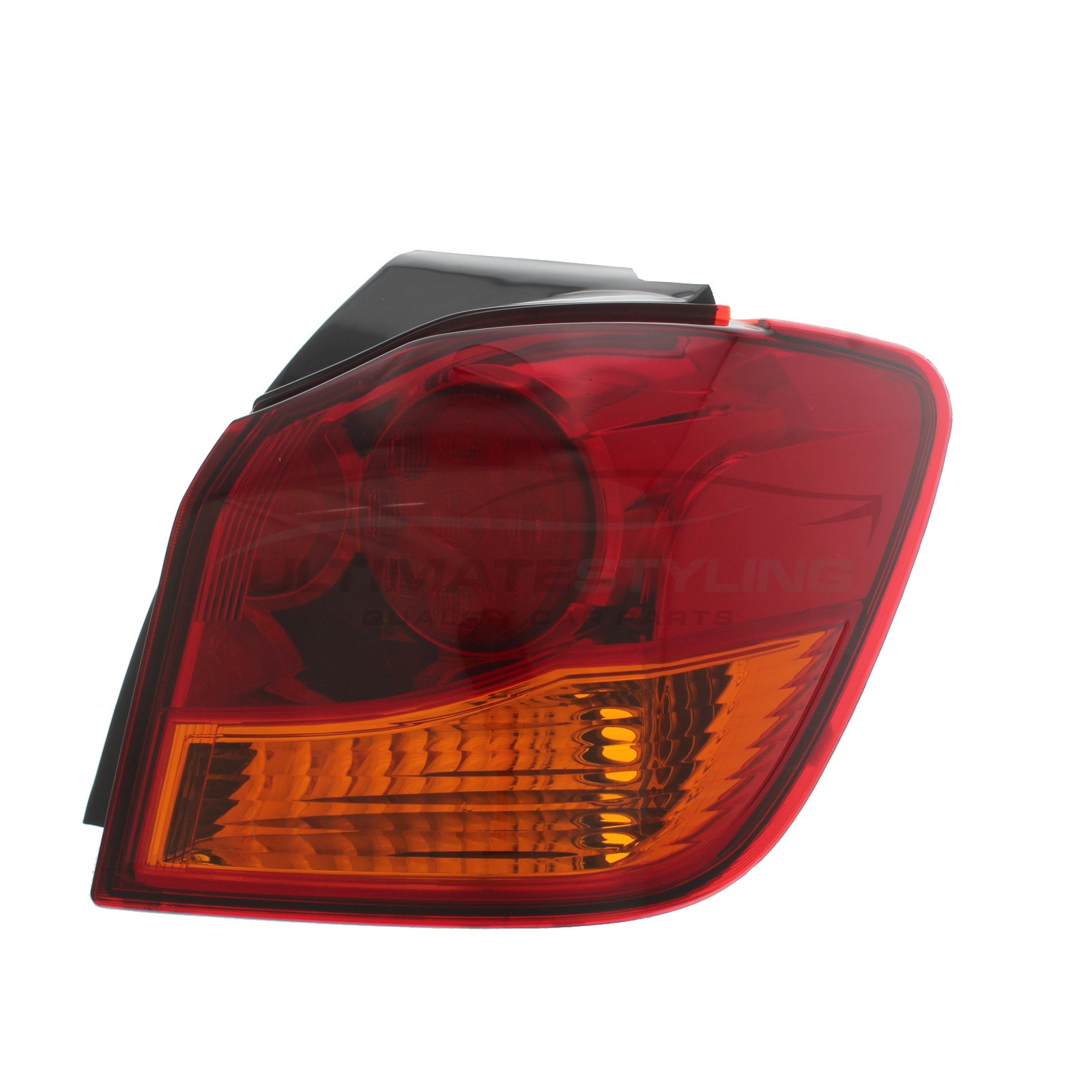 Mitsubishi ASX 2010-2020 LED Red & Amber Lens Outer (Wing) Rear Light / Tail Light Excluding Bulb Holder Drivers Side (RH)