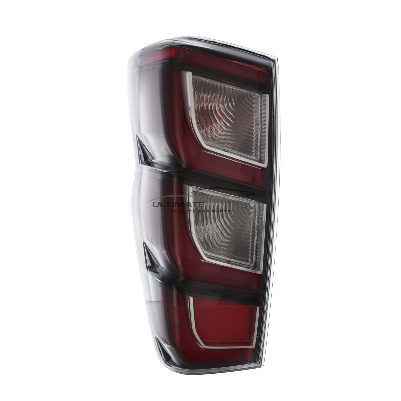 Isuzu D-MAX 2024-> Rear Light / Tail Light - Red With Clear Indicator - LED Type - Includes Bulbs & Bulb Holder - Passenger Side Left Hand
