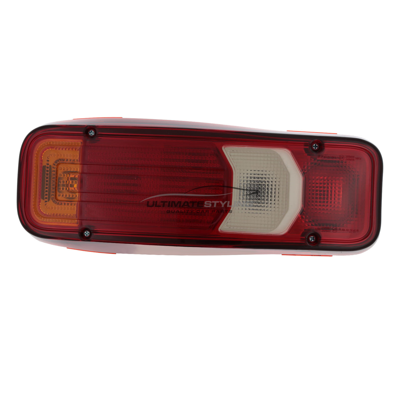 Iveco Daily 2021-> Rear Light / Tail Light - Socket Type - Complete With Lens - Amber Indicator - Passenger Side Left Hand