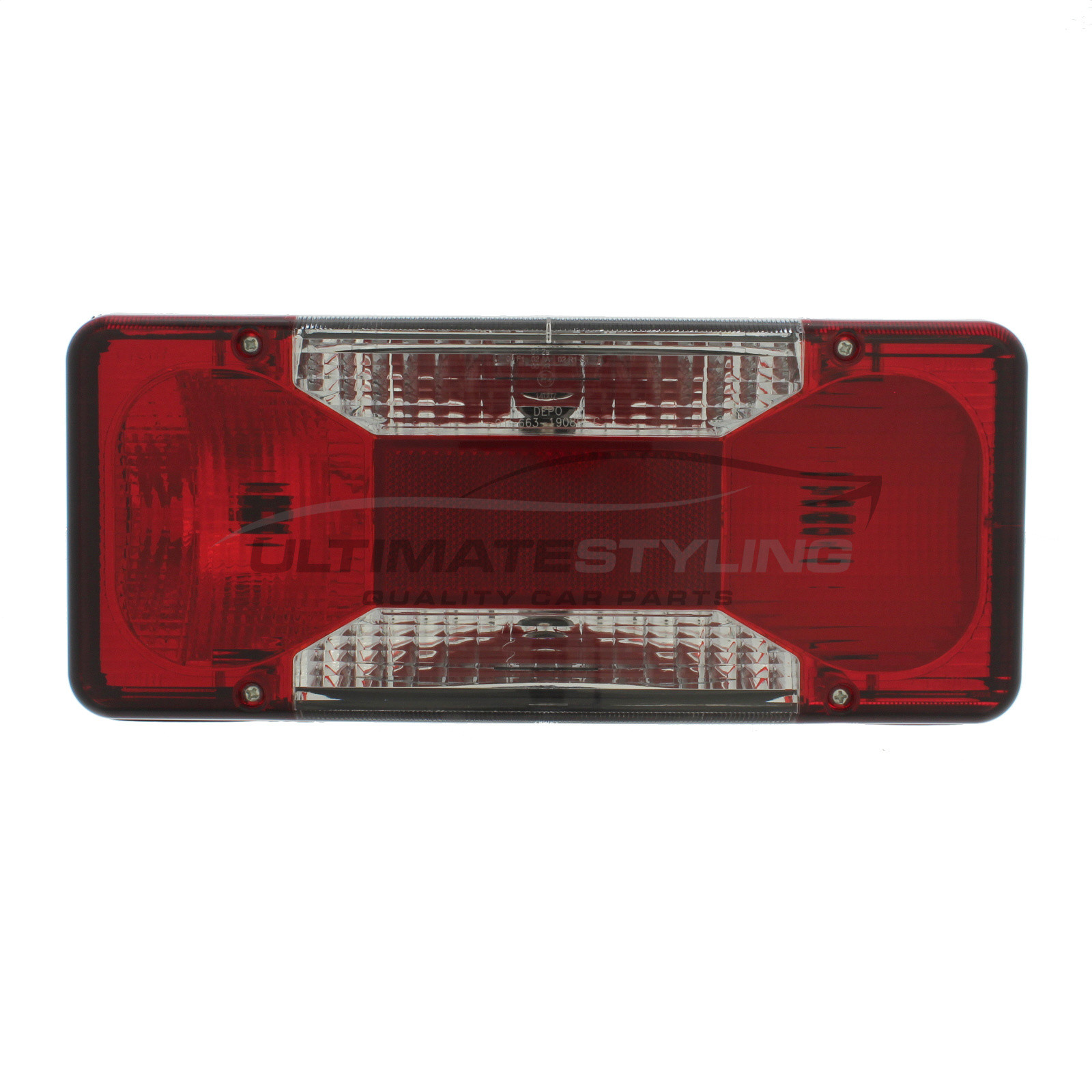 Fiat Doblo, Iveco Daily Rear Light / Tail Light - Complete - Drivers Side (RH), Rear - Non-LED