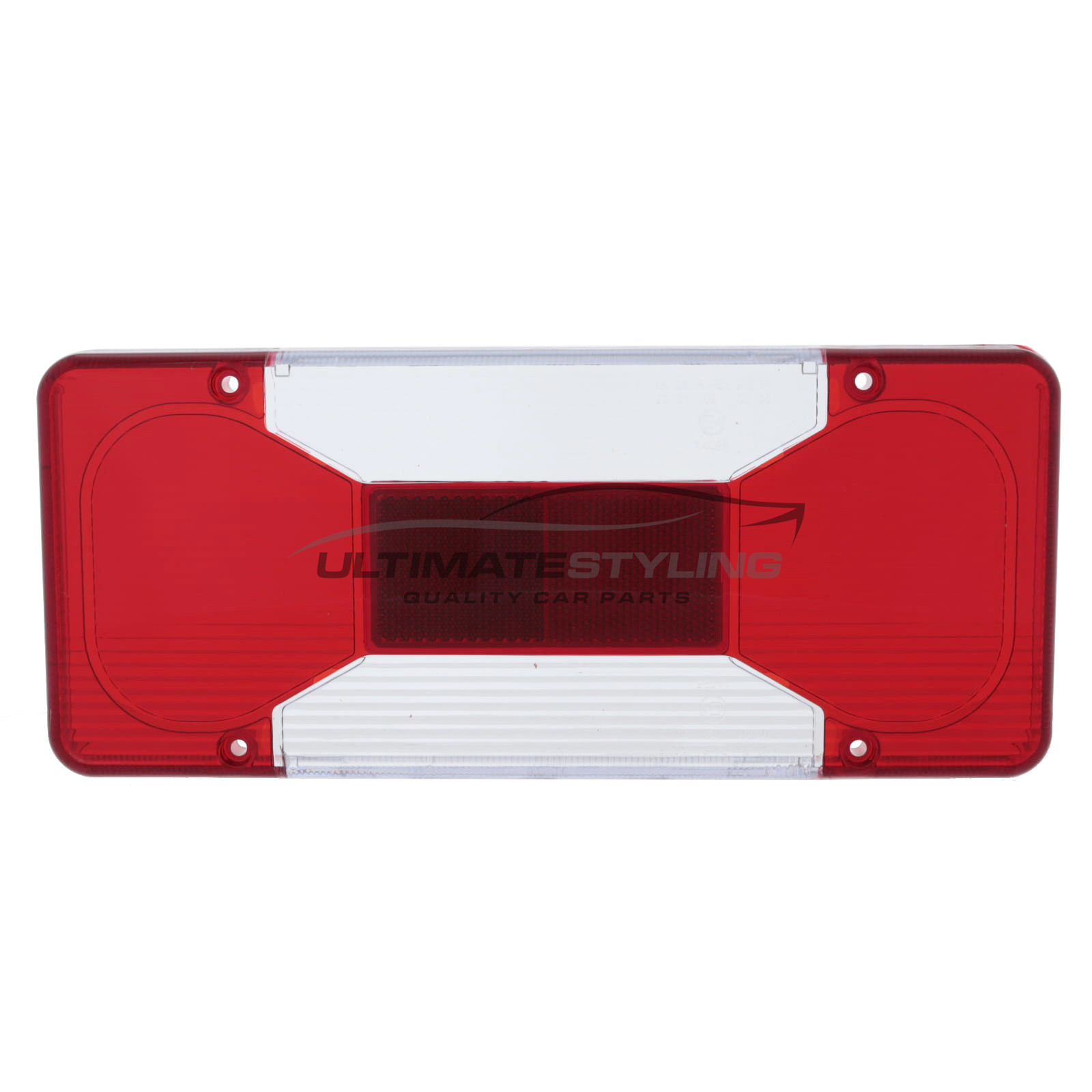 Fiat Doblo 2010-2020 / Iveco Daily 2006-> Non-LED Rear Light / Tail Light - Lens Only Universal (LH or RH)