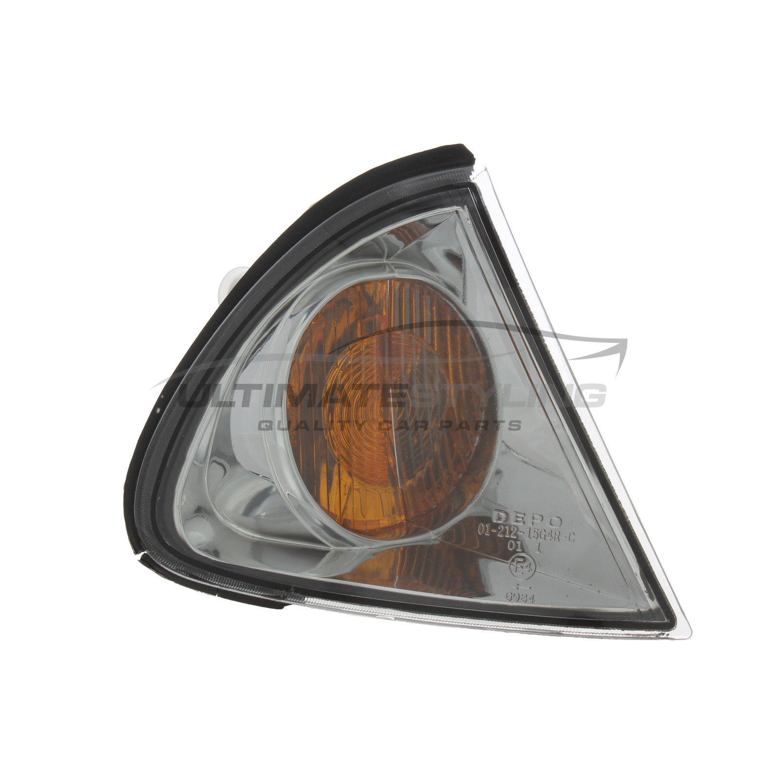 Toyota Avensis 2000-2003 Crystal Clear Front Indicator Includes Bulb Holder - Drivers Side (RH)