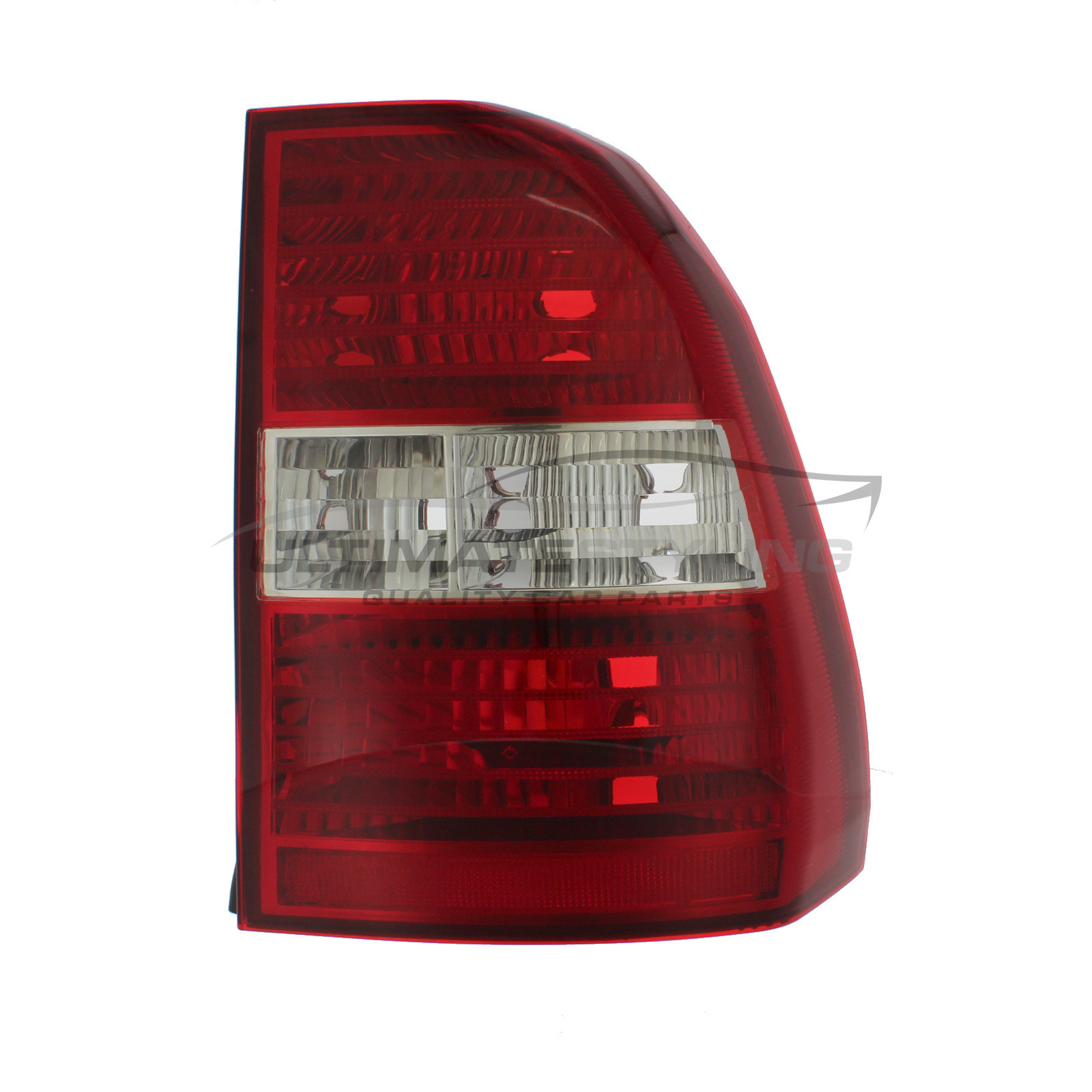 Kia Sportage 2005-2008 Non-LED with Clear Indicator Rear Light / Tail Light Excluding Bulb Holder Drivers Side (RH)
