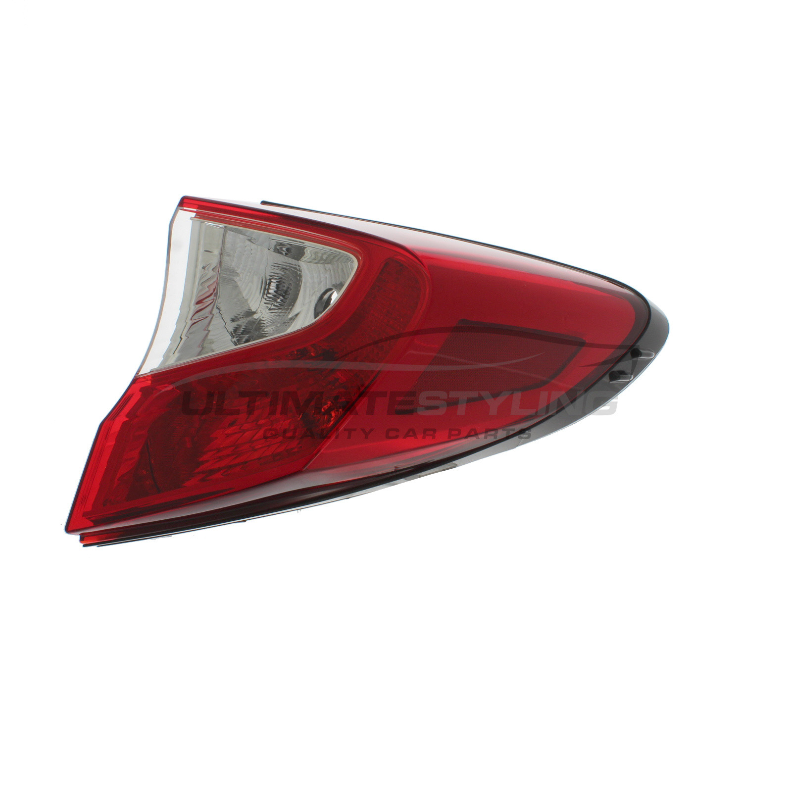 Toyota C-HR 2016-2020 LED Red Lens With Clear Indicator Outer (Wing) Rear Light / Tail Light Excluding Bulb Holder Drivers Side (RH)