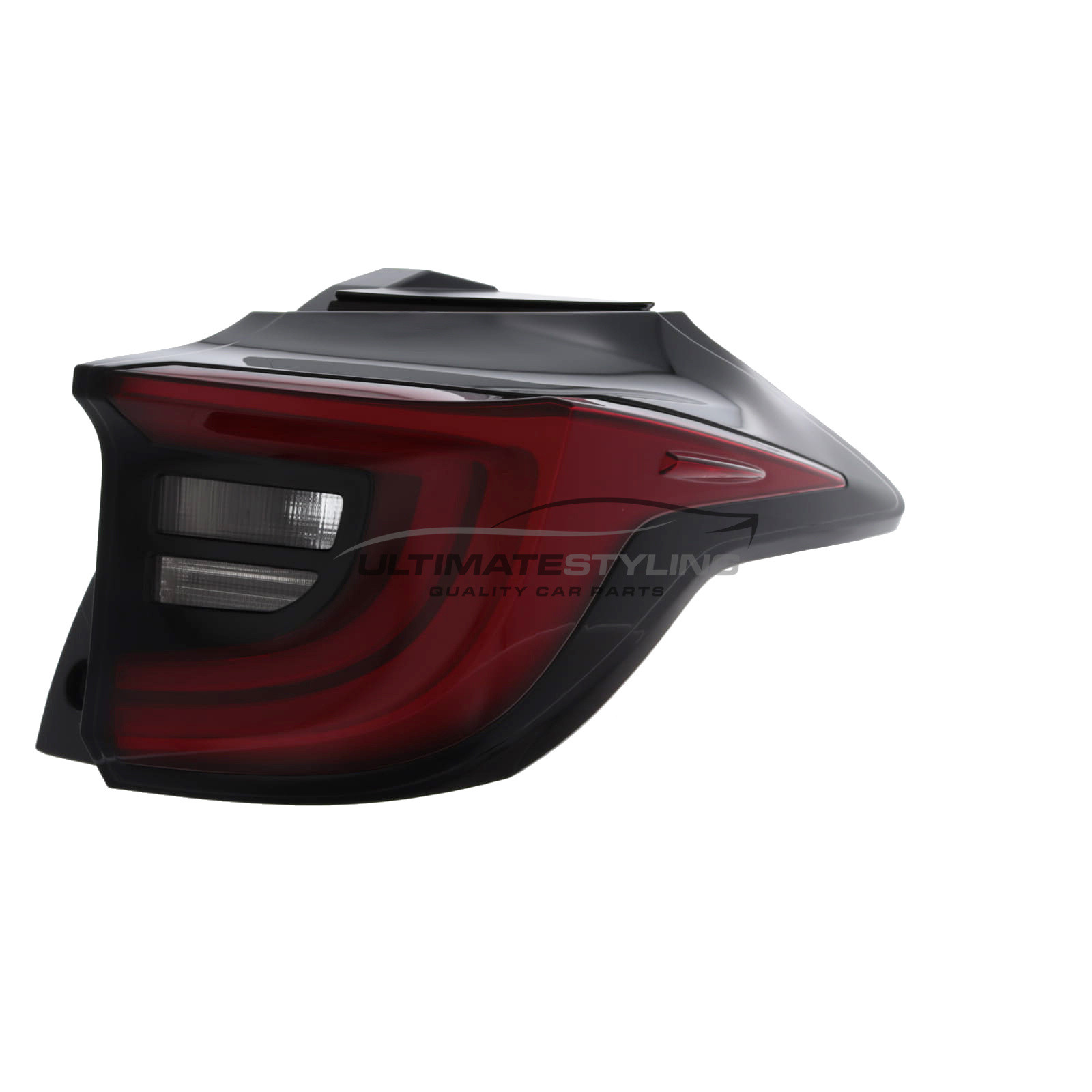 Toyota Yaris 2020-> - Rear Light / Tail Light - LED Type - Smoked Indicator - Includes LED Bulbs & Bulb Holder - Drivers Side Right Hand