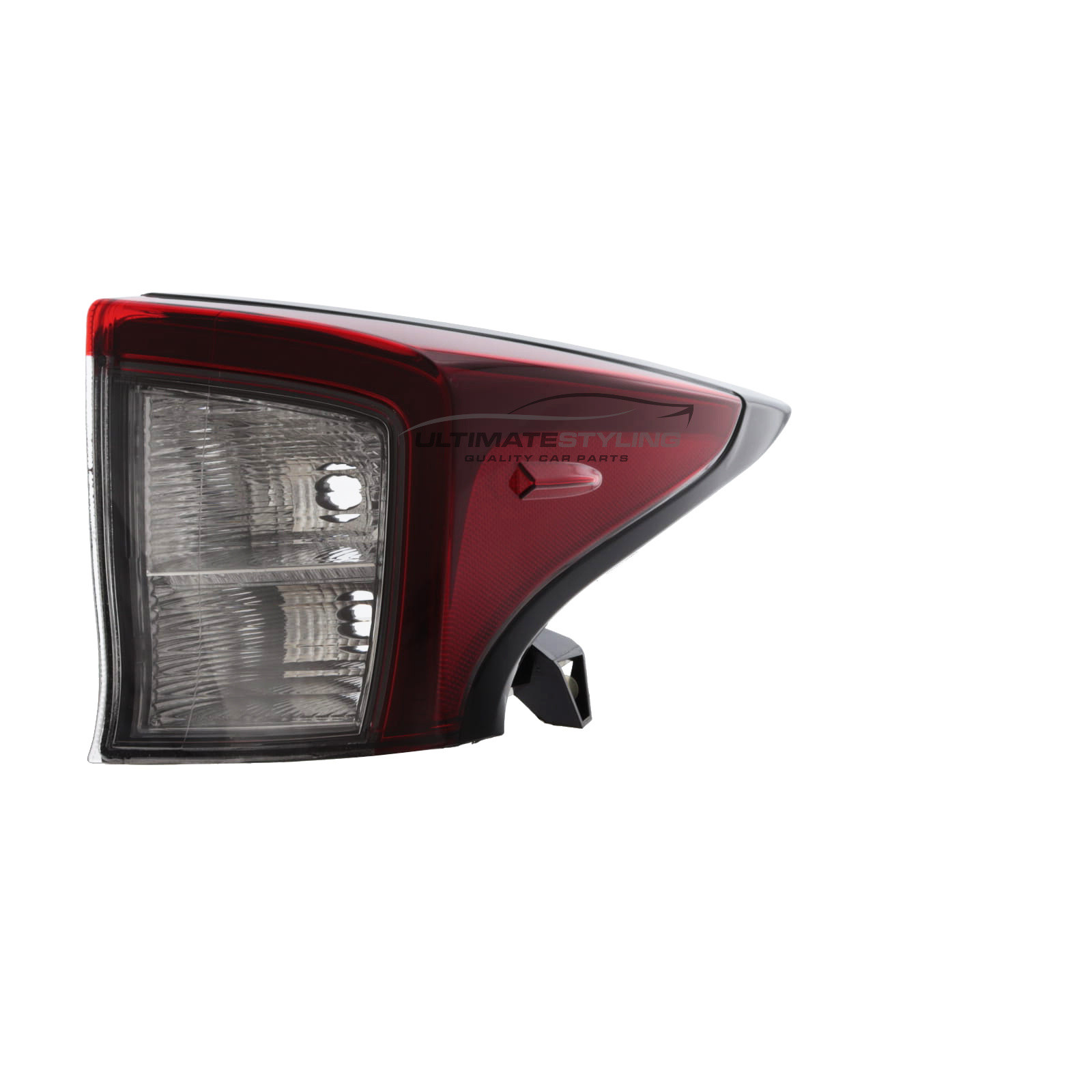 Toyota Prius 2015-2022 - Rear Light / Tail Light - Upper (Wing) - Red With Clear Indicator - Non-LED Type - Drivers Side Right Hand