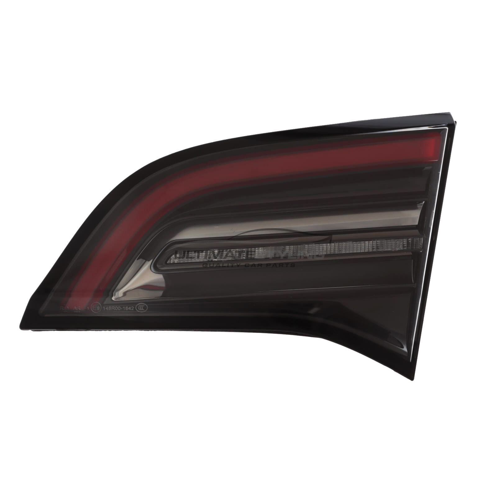 Tesla Model 3 2021-2024 / Model Y 2022-> - Rear Light / Tail Light - Inner (Boot) - Red & Black - LED Type - Includes Bulbs - Drivers Side Right Hand