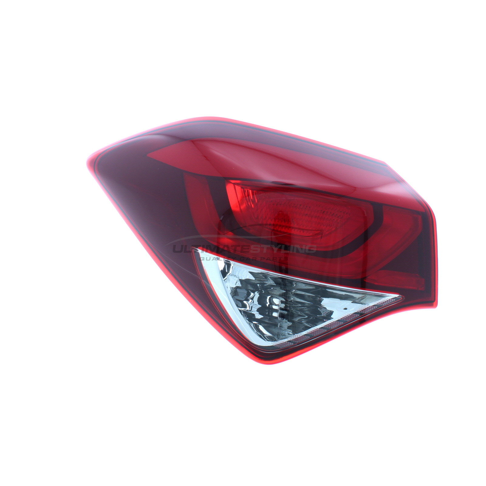 Hyundai i20 2014-2018 Non-LED Outer (Wing) Rear Light / Tail Light Excluding Bulb Holder Passenger Side (LH)