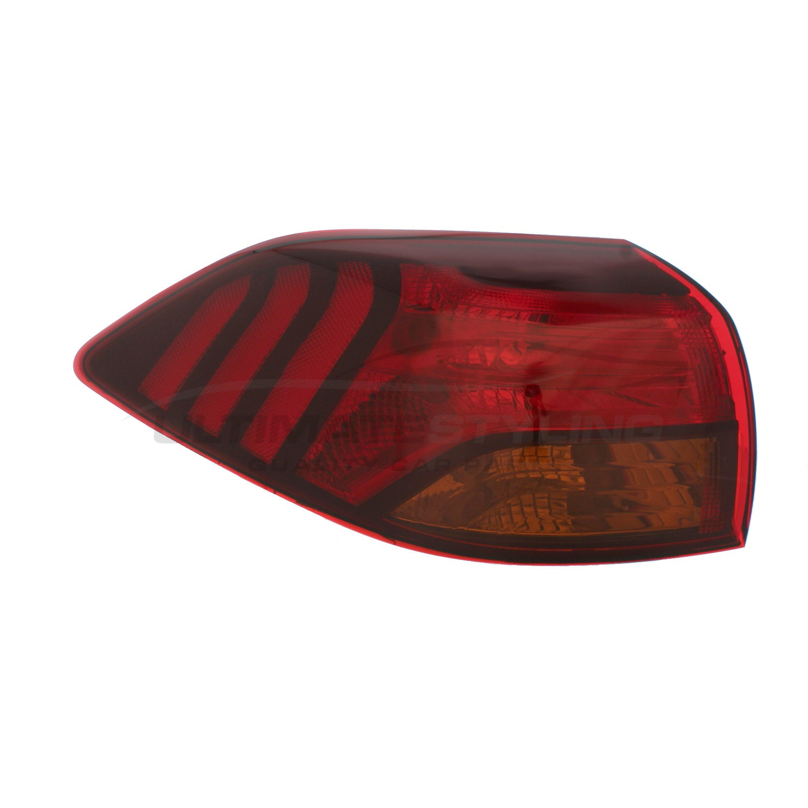 Hyundai Tucson 2018-2021 Non-LED with Amber Indicator Outer (Wing) Rear Light / Tail Light Excluding Bulb Holder Passenger Side (LH)