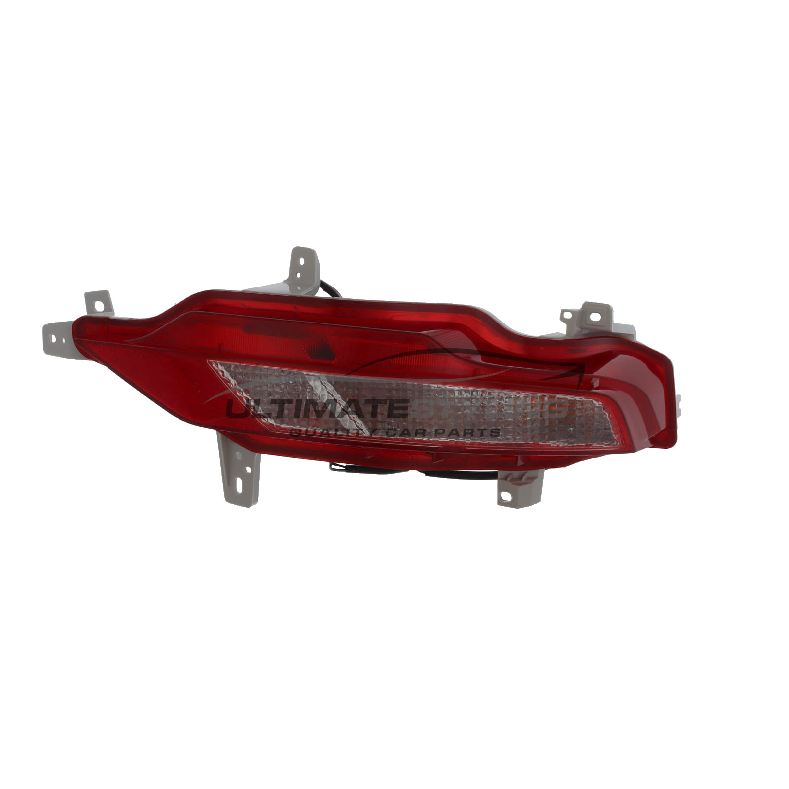 Hyundai Tucson 2020-2024 - Rear Fog Light & Indicator - Within Bumper - Red With Clear Indicator - With Bulbs & Holder - Drivers Side Right Hand