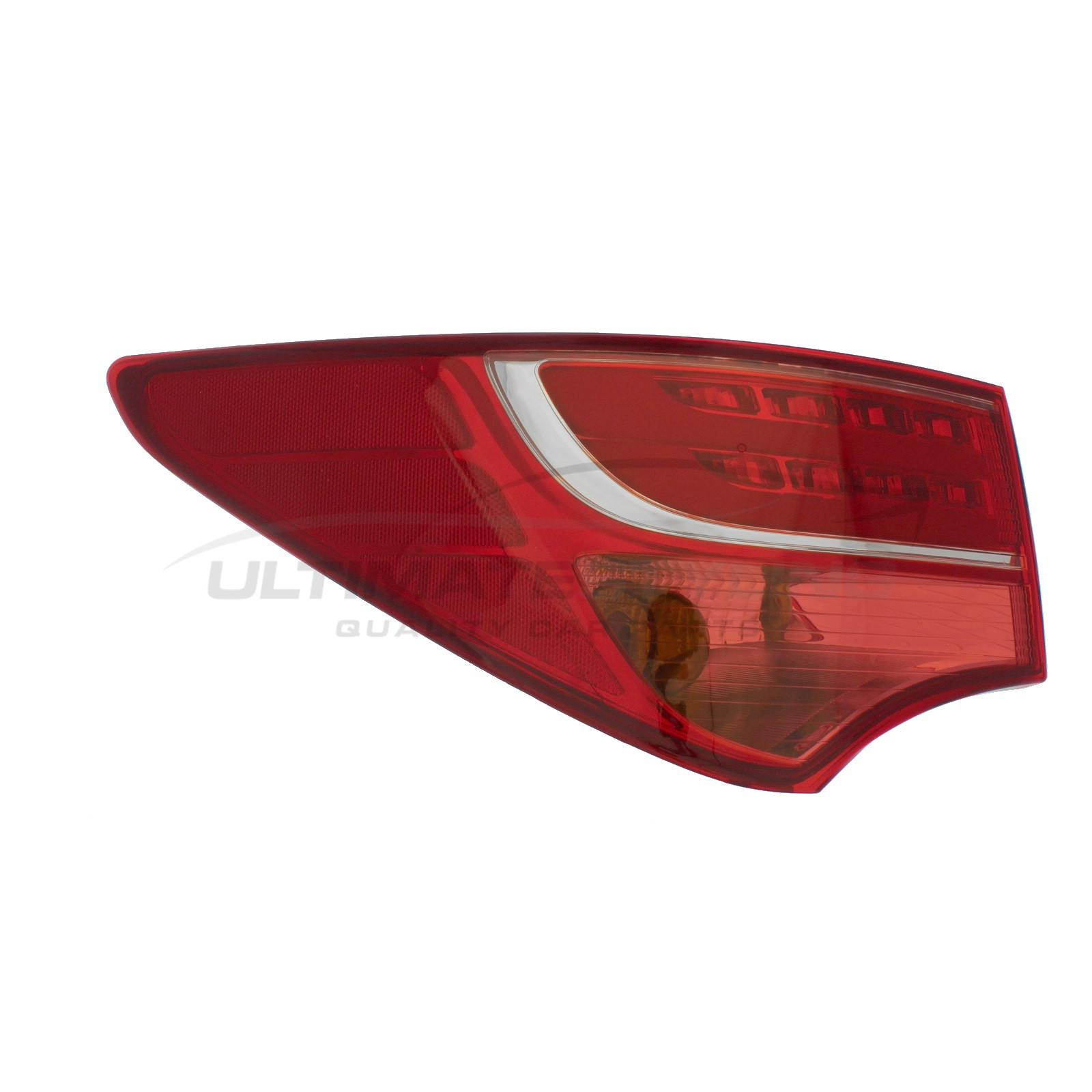 Hyundai Santa Fe 2012-2019 LED with Amber Indicator Outer (Wing) Rear Light / Tail Light Excluding Bulb Holder Passenger Side (LH)