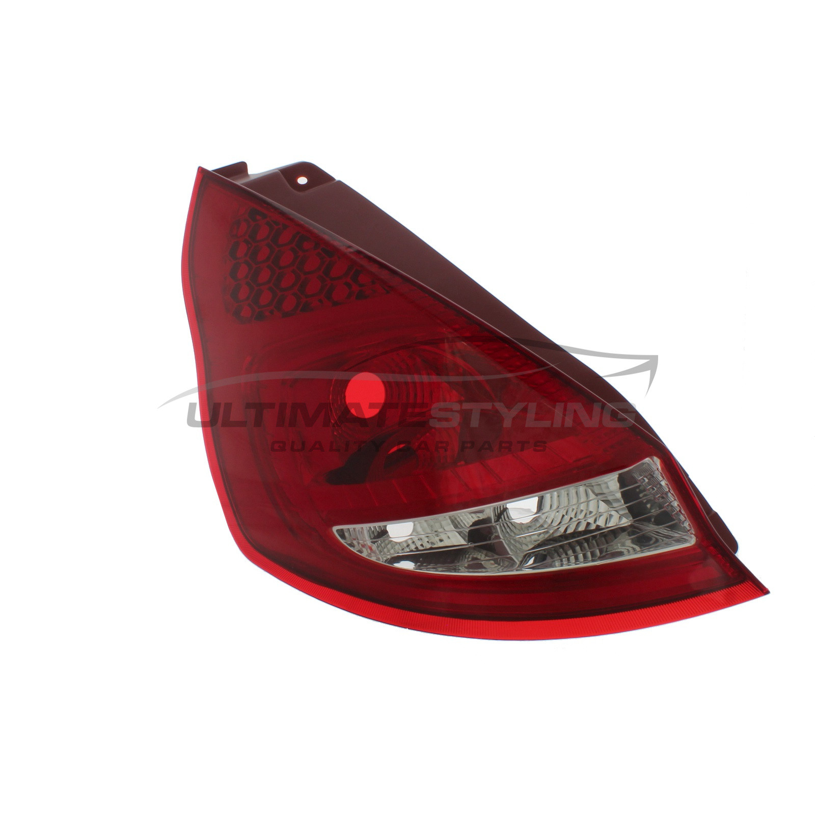 Ford Fiesta 2008-2013 Non-LED with Clear Indicator Rear Light / Tail Light Excluding Bulb Holder Passenger Side (LH)