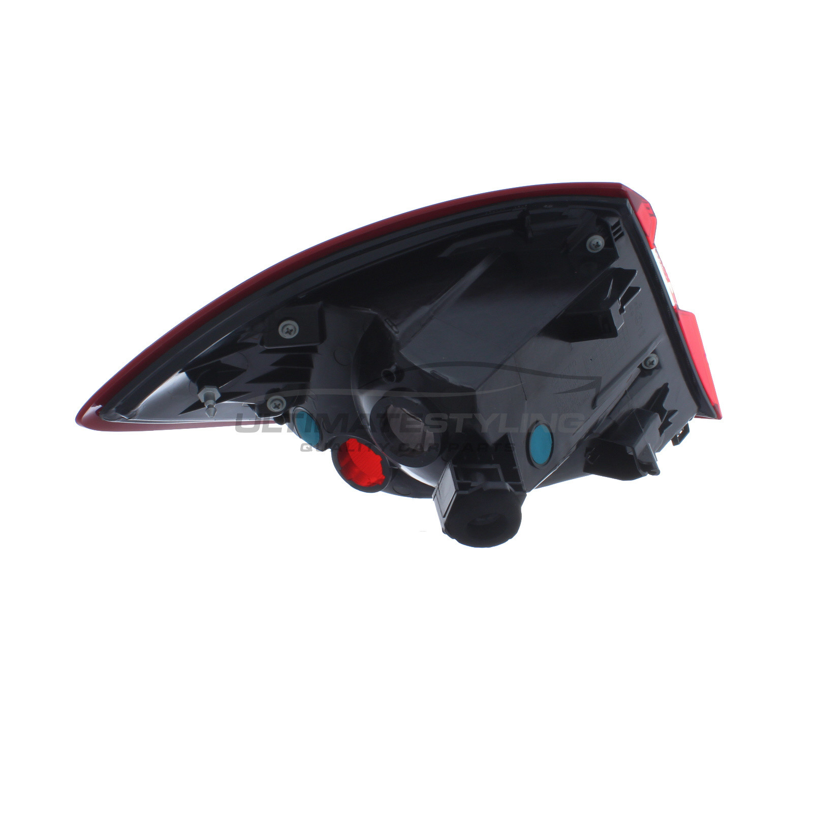 Ford Fiesta 2017-2022 / Ford Fiesta Active 2018-2022 Non-LED with Smoked Indicator Outer (Wing) Rear Light / Tail Light Excluding Bulb Holder Drivers Side (RH)