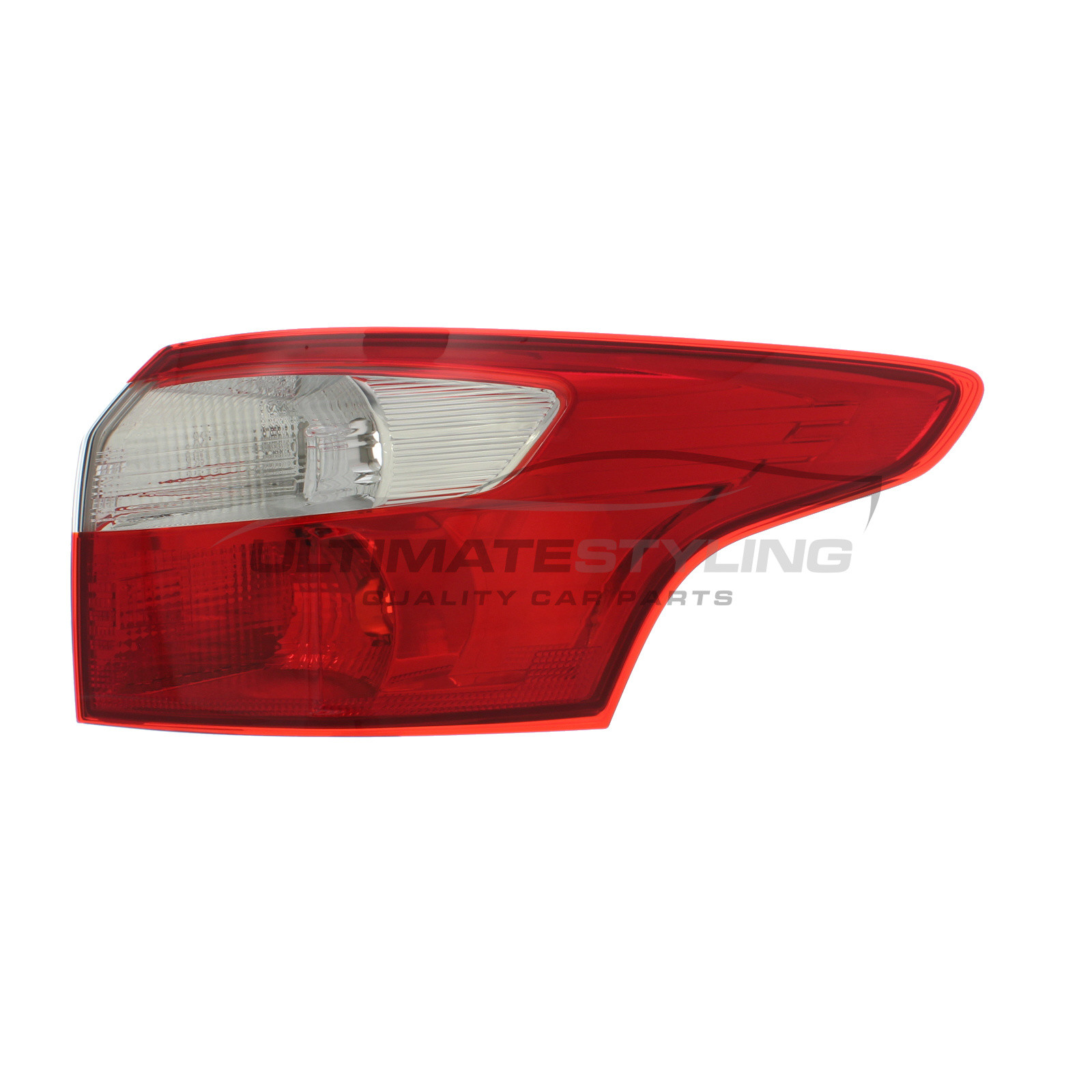 Ford Focus 2011-2015 Non-LED Outer (Wing) Rear Light / Tail Light Excluding Bulb Holder Drivers Side (RH)