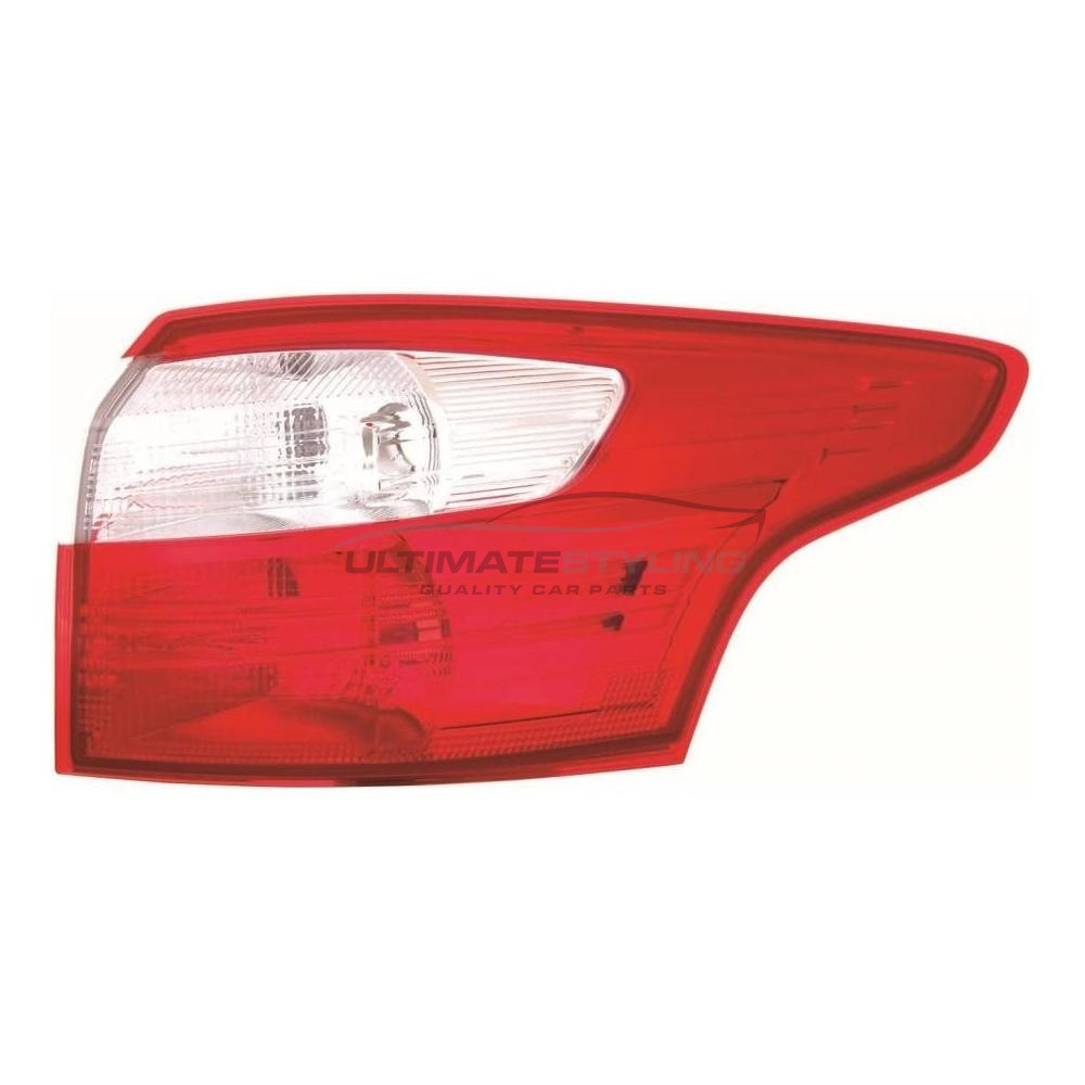 Ford Focus Estate Mk3 2011-2015 - Rear Light / Tail Light - Outer (Wing) - LED Type - Drivers Side Right Hand