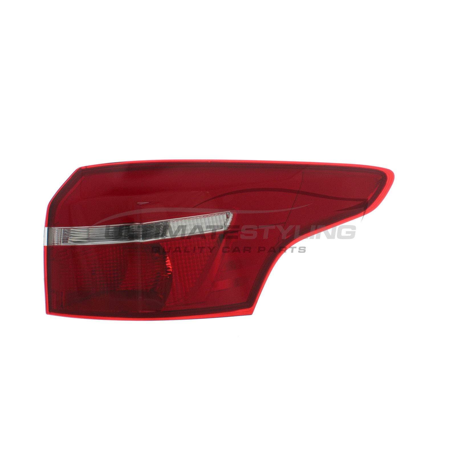 Ford Focus 2014-2018 Non-LED Outer (Wing) Rear Light / Tail Light Excluding Bulb Holder Drivers Side (RH)