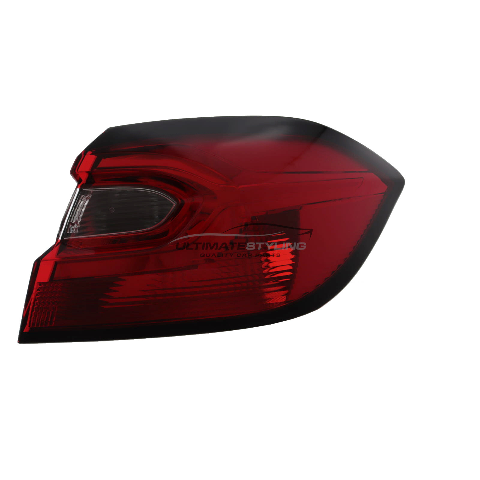 Ford Fiesta Mk8 2022-2024 / Fiesta Active Mk8 2022-2024 - Rear Light / Tail Light - Outer (Wing) - Non-LED Type - Red Lens / Black Edging - Clear Indicator - Drivers Side Right Hand