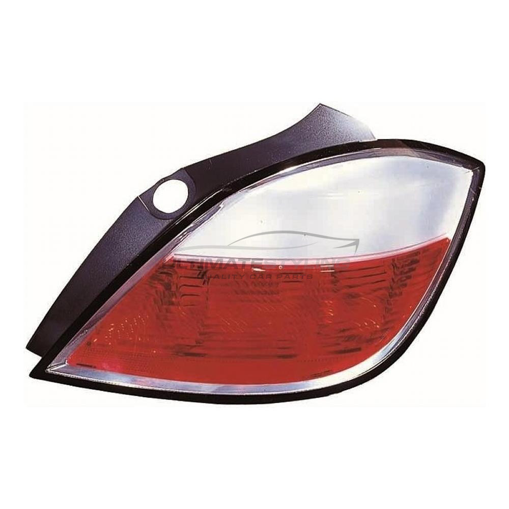 Vauxhall Astra 2004-2007 Non-LED with White Indicator Rear Light / Tail Light Excluding Bulb Holder Drivers Side (RH)