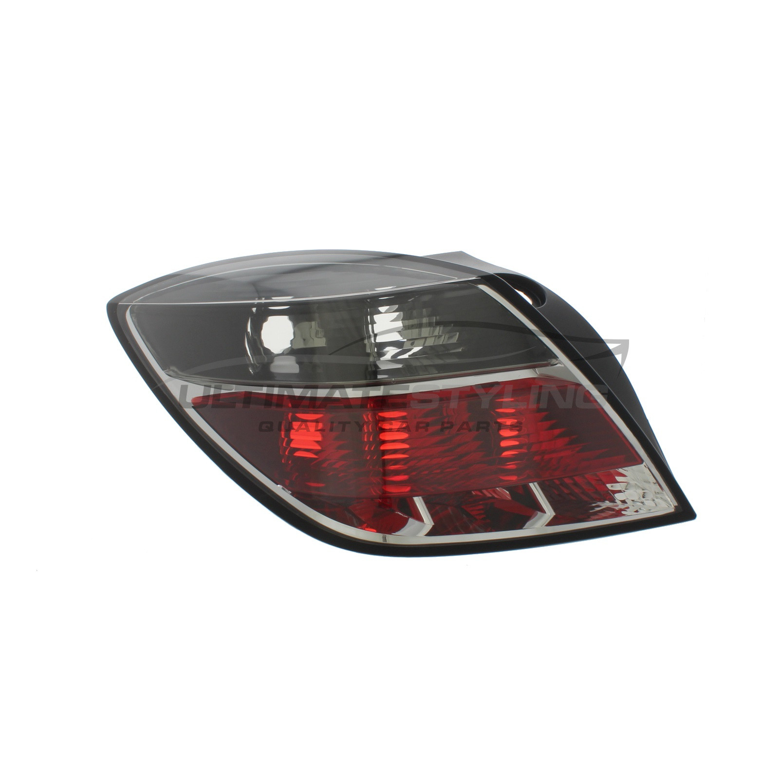 Vauxhall Astra 2004-2011 Non-LED with Smoked Indicator Rear Light / Tail Light Excluding Bulb Holder Passenger Side (LH)