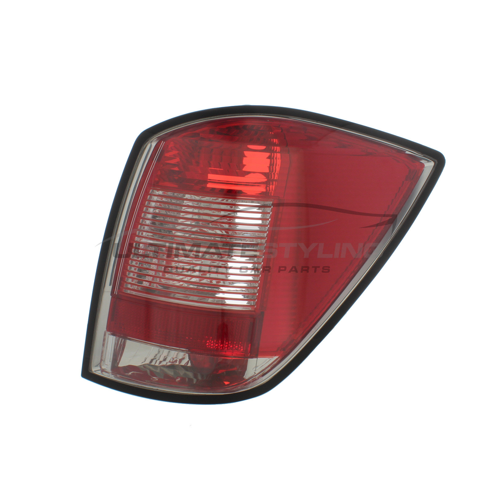 Vauxhall Astra 2007-2013 Non-LED with Clear Indicator Rear Light / Tail Light Excluding Bulb Holder Drivers Side (RH)
