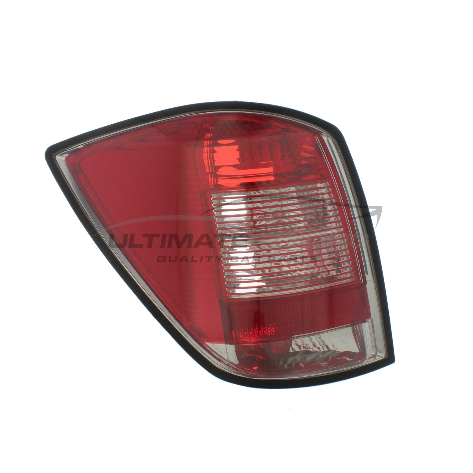 Vauxhall Astra 2007-2013 Non-LED with Clear Indicator Rear Light / Tail Light Excluding Bulb Holder Passenger Side (LH)