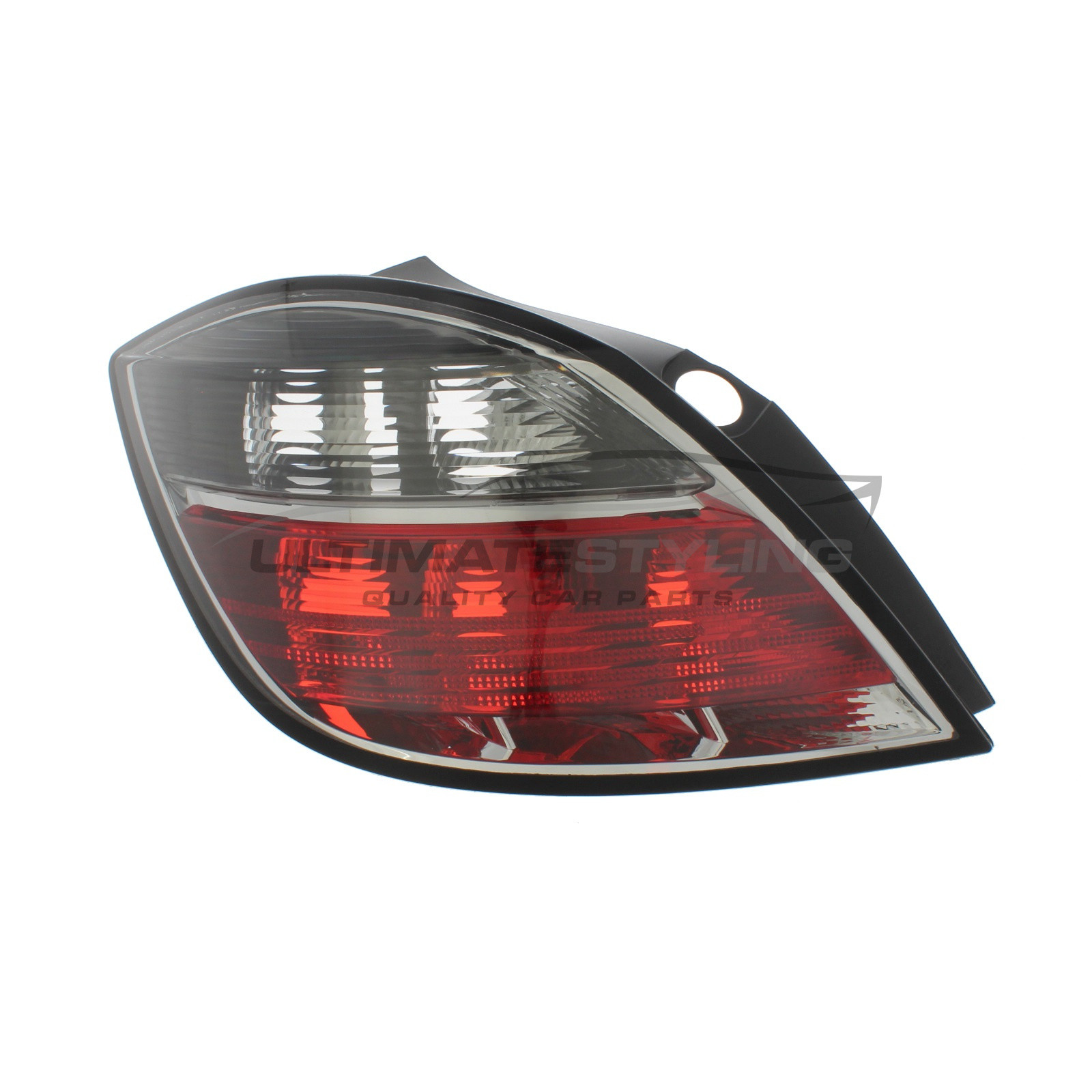 Vauxhall Astra 2007-2011 Non-LED with Smoked Indicator Rear Light / Tail Light Excluding Bulb Holder Passenger Side (LH)