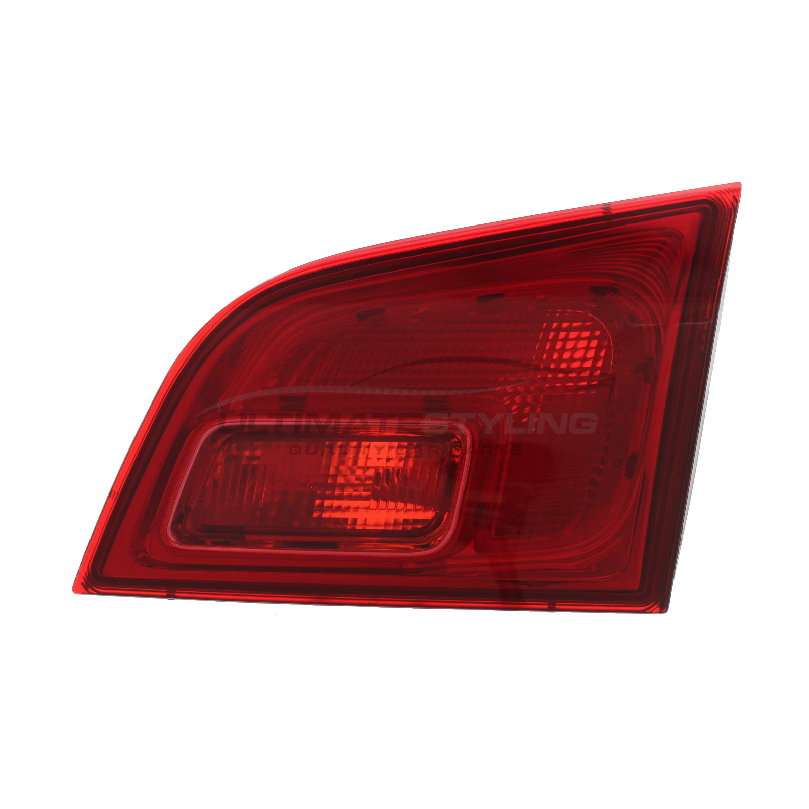 Vauxhall Astra 2010-2016 Non-LED Red Lens Inner (Boot) Rear Light / Tail Light Excluding Bulb Holder Drivers Side (RH)