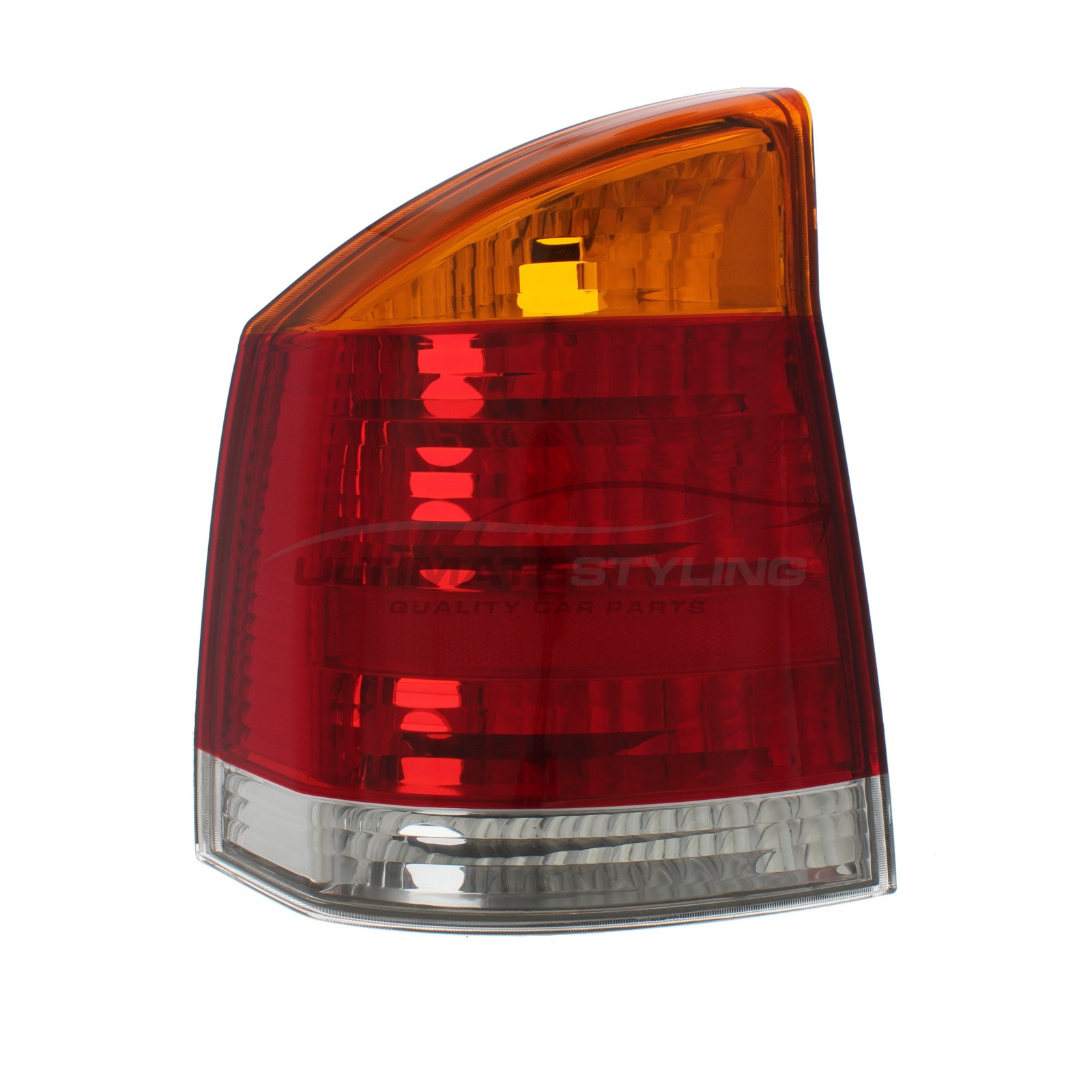 Vauxhall Vectra 2002-2009 Non-LED with Amber Indicator Rear Light / Tail Light Excluding Bulb Holder Passenger Side (LH)