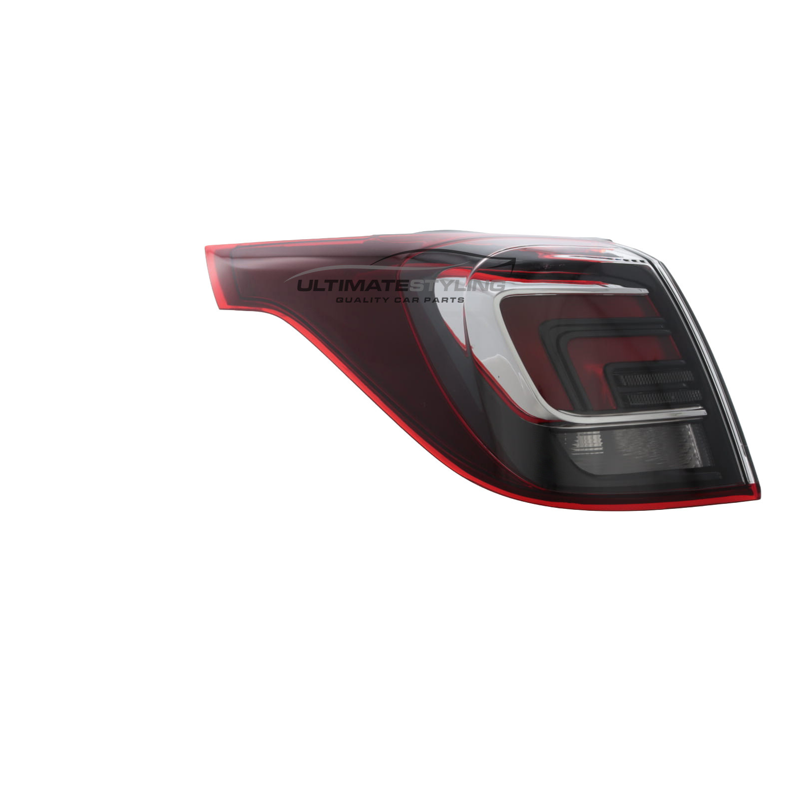 Vauxhall Crossland X 2017-2021 Rear Light / Tail Light - LED Type - Red & Clear - Passengers Side Nearside Left Hand