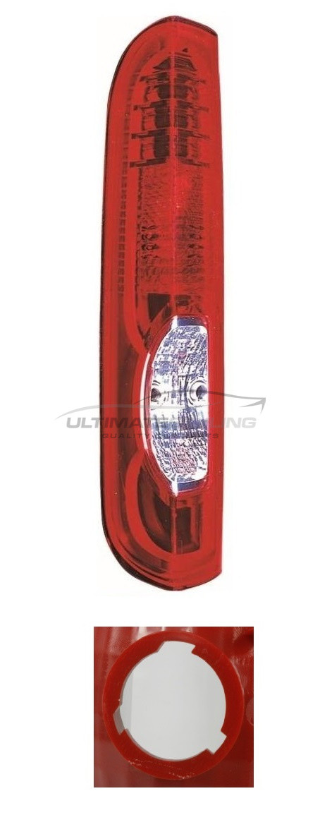 Nissan Primastar 2006-2015 / Renault Trafic 2006-2015 / Vauxhall Vivaro 2006-2015 Non-LED Rear Light / Tail Light Excluding Bulb Holder Passenger Side (LH)
