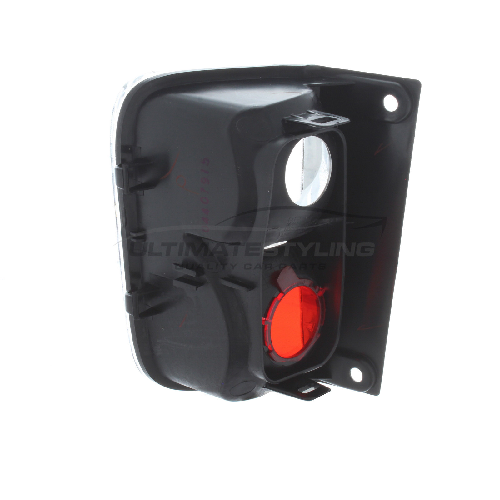 an Primastar 2004-2009 / Renault Trafic 2003-2009 / Vauxhall Vivaro 2001-2009 - Rear Fog & Reverse Light - 1 Rectangular Bulb Holder Base Type - Drivers Side Right Hand