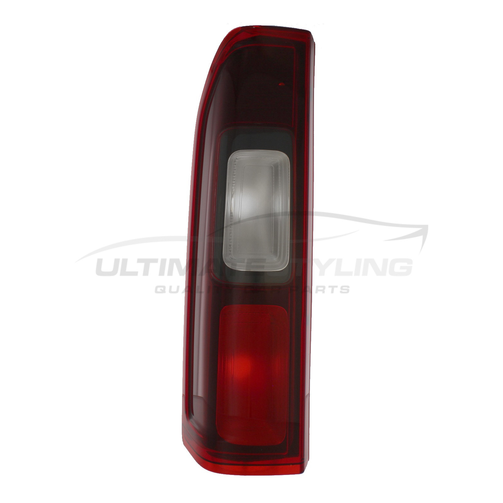 Fiat Talento 2016-> / Nissan NV300 2016-> / Renault Trafic 2014-> / Vauxhall Vivaro 2014-2019 Non-LED Rear Light / Tail Light Excluding Bulb Holder Passenger Side (LH)