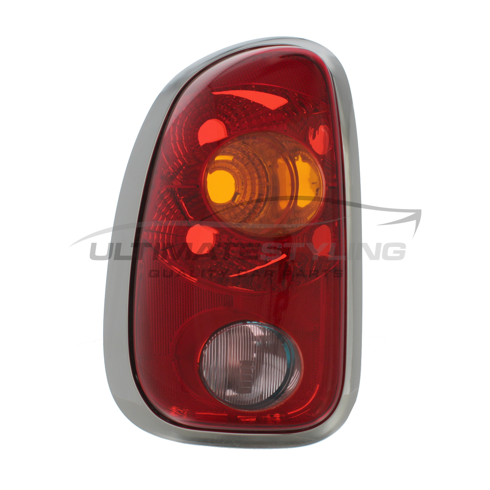 Mini MINI 2010-2018 Non-LED with Amber Indicator Rear Light / Tail Light Excluding Bulb Holder Passenger Side (LH)