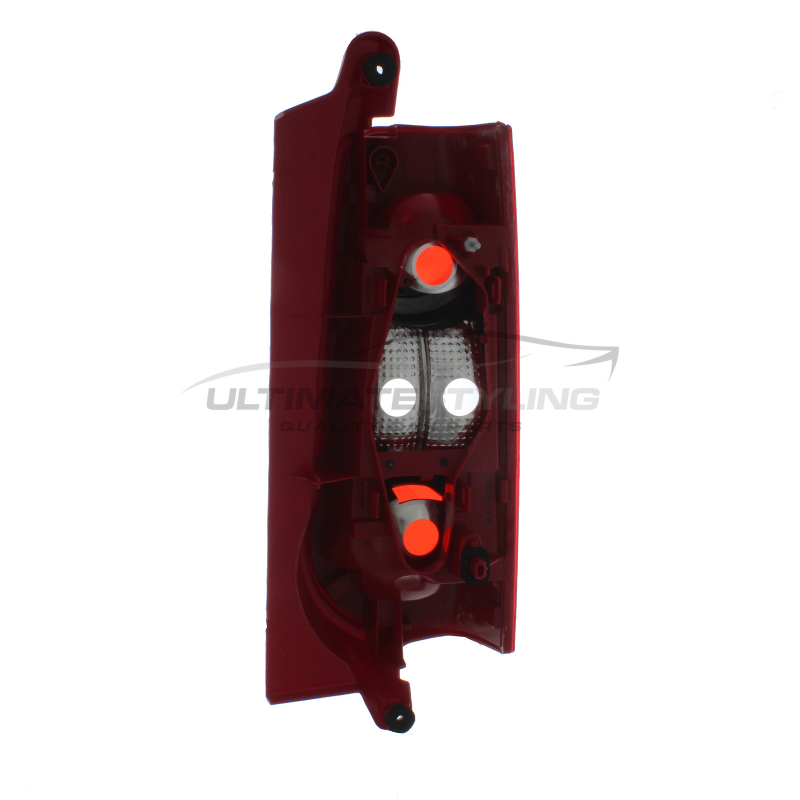 Citroen Berlingo 2008-2012 / Peugeot Partner 2008-2012 Non-LED Red Surround Rear Light / Tail Light Excluding Bulb Holder Passenger Side (LH)