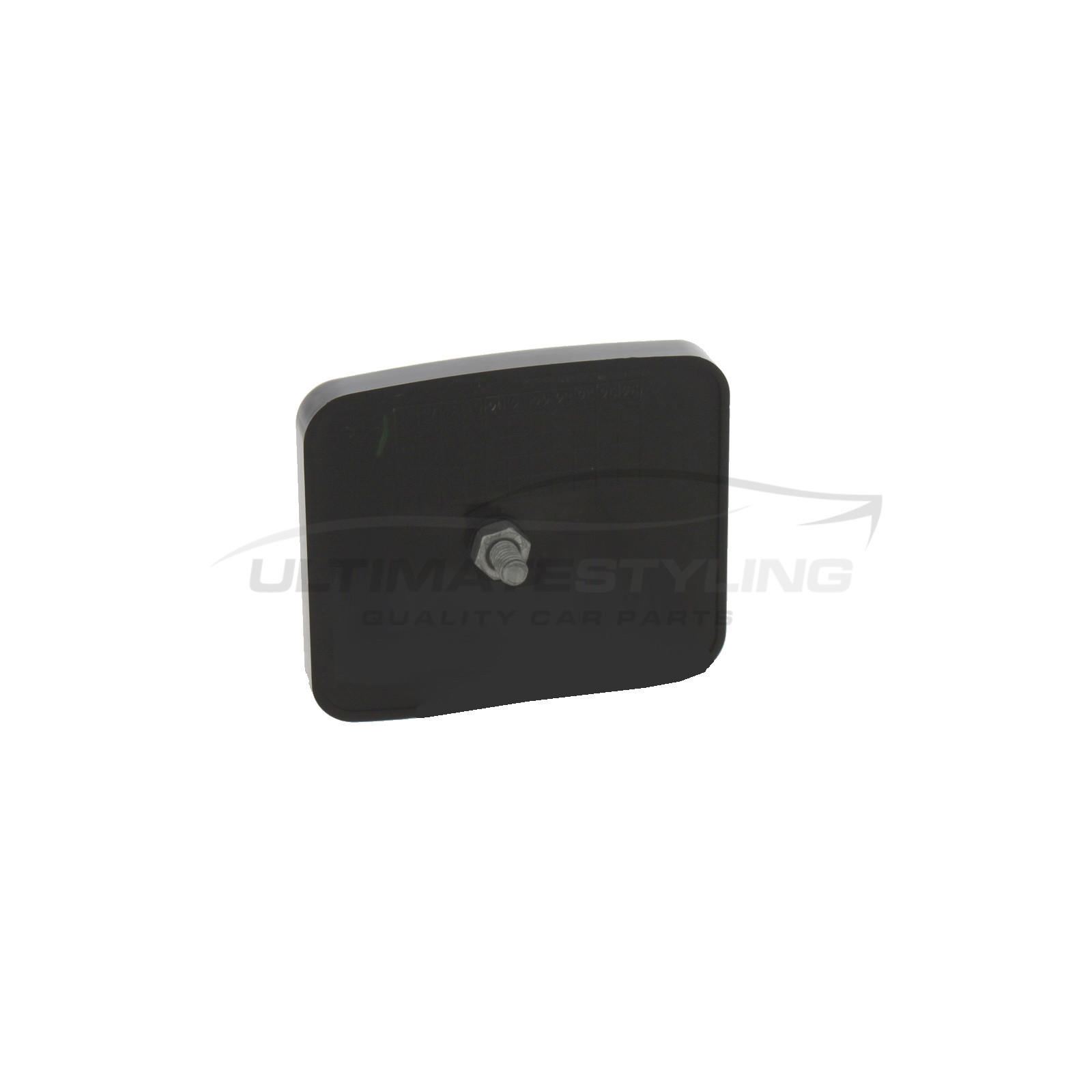 Citroen Relay 2006-> Fiat Doblo 2006-2011 / Ducato 2006->, Iveco Daily 2006-> Peugeot Boxer 2006-> Vauxhall Movano 2021-> - Rear Reflector - Red - Square - Universal Drivers Side Right Or Passenger Left