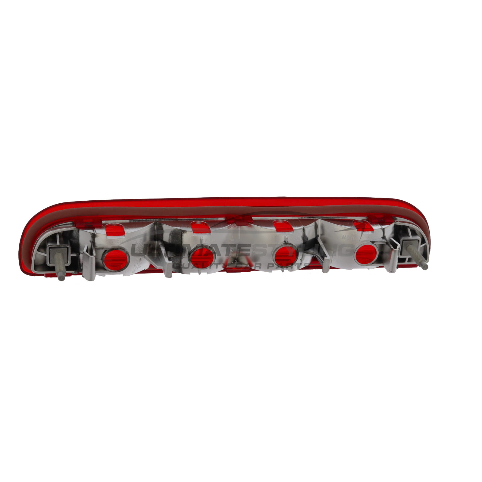 Citroen Relay 2006->, Fiat Ducato 2006->, Peugeot Boxer 2006->, Vauxhall Movano 2021-> - Rear Third Brake Light - Non-LED Type - Top Of Rear Door-Frame (Central) - Red