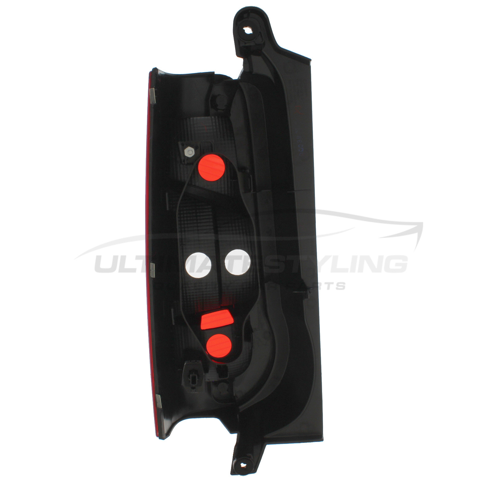 Citroen Berlingo 2018-> / Peugeot Partner 2018-> / Toyota Proace City 2020-> / Vauxhall Combo 2018-> Non-LED Red Lens With Clear Indicator Rear Light / Tail Light Excluding Bulb Holder Drivers Side (RH)