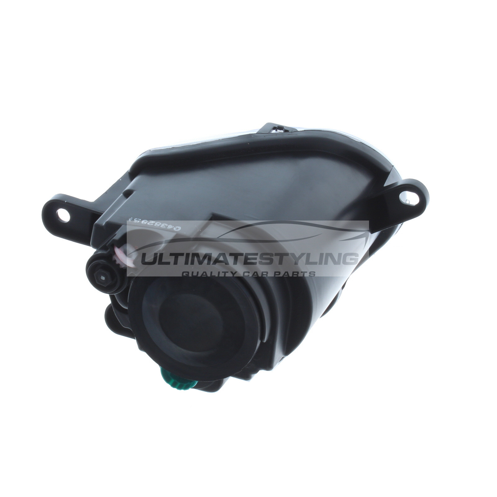 Abarth 500 2015-2017 / 595 & 695 2015-2016 , Fiat 500 2008-2015 - Front Lower Headlight / Headlamp - High Beam Spot Lamp - Sidelight - Chrome Inner - Manual Adjustment - Passenger Side Left Hand